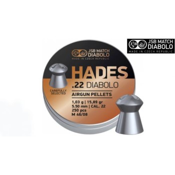 JSB Hades Diabolo Pellets .177 - Tin of 500 JSB Hades Diabolo Pellets .177 - Tin of 500
